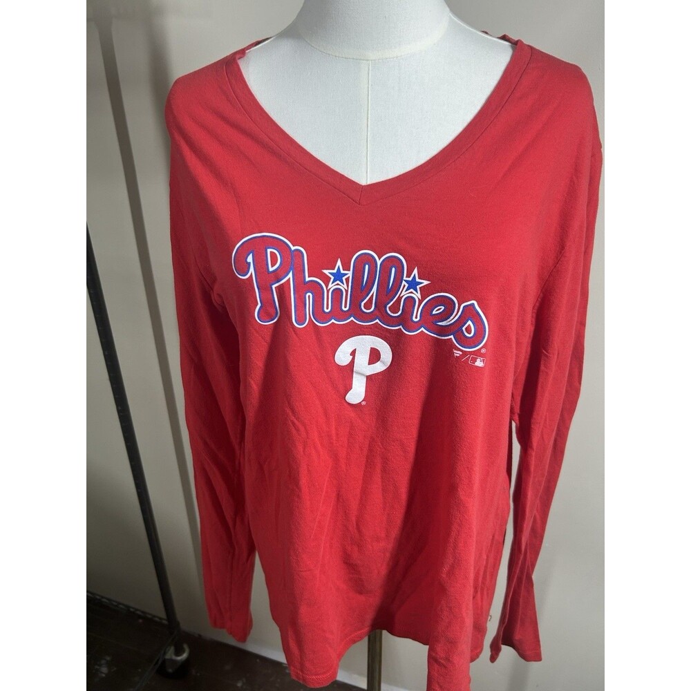 Phillies Womens Pullover XXL Multicolor Long Sleeves 178